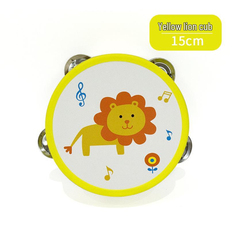 Wooden Tambourine for Early Childhood Music and Dance