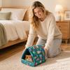 Small Animal Hideout Bed, Cozy Warm House for Hamster Ferret, Soft
