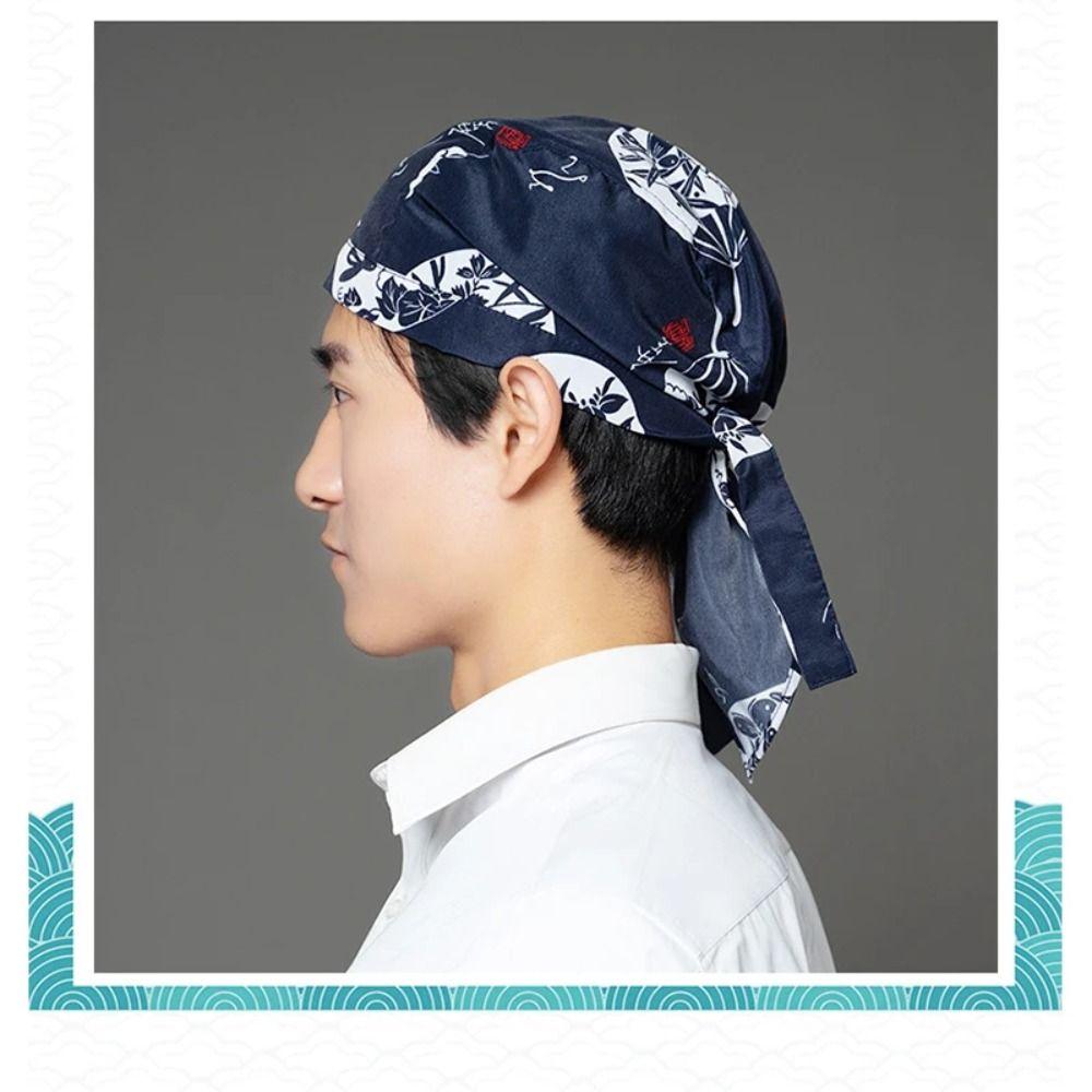 Adjustable Kitchen Work Cap Cotton Cafe Hat Catering Cooking Cap Waitress Hat  Unisex