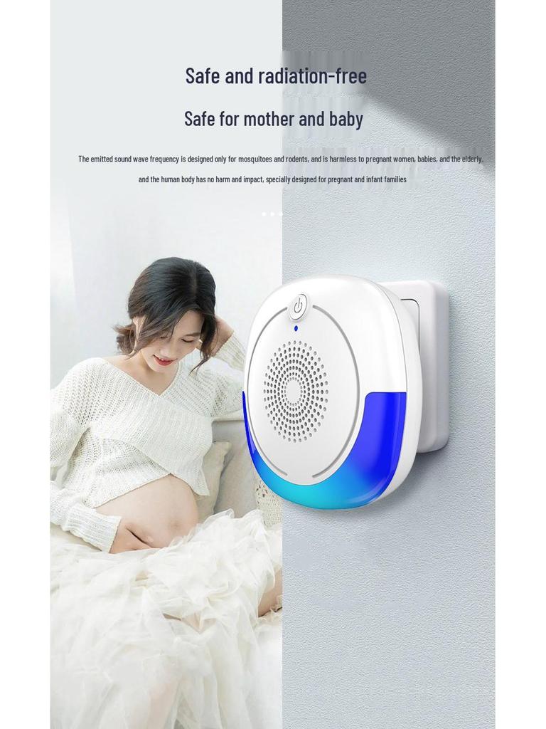 Ultrasonic Pest Repeller: Cockroaches, Rodents, Insects & Mosquitoes Control Device