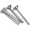 3Pcs Sausage Stuffer Tubes Stainless Steel Meat Filler Set Size 8 Sausage Filling Tools Commercial Food Grinder Accessories