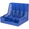 Deli Four-Compartment Plastic File Organizer