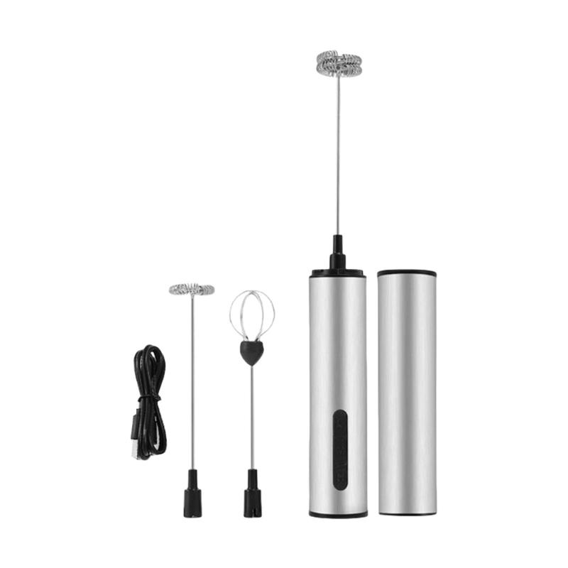 Wireless Rechargeable Electric Milk Frother 3 Speed Handheld Foam Maker Mixer for Latte Cappuccino Hot Chocolate