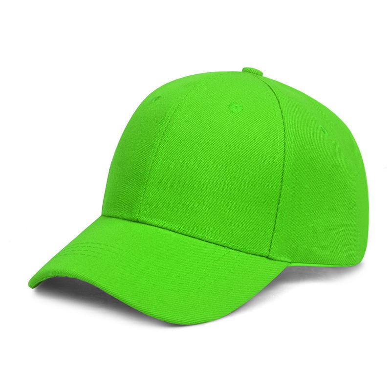 Maoqing Solid Color Duckbill Men's Sunshade Baseball Cap with Various Logos