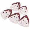 10pcs 90mm Detail Sanding Sheets Triangle Sander Pads Set 40 60 80 100 120Grit