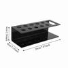 Space Saving Acrylic Marker Holder Wall Mounted Multi Grid Storage Rack Transparent 10 Slots Whiteboard Holder Home