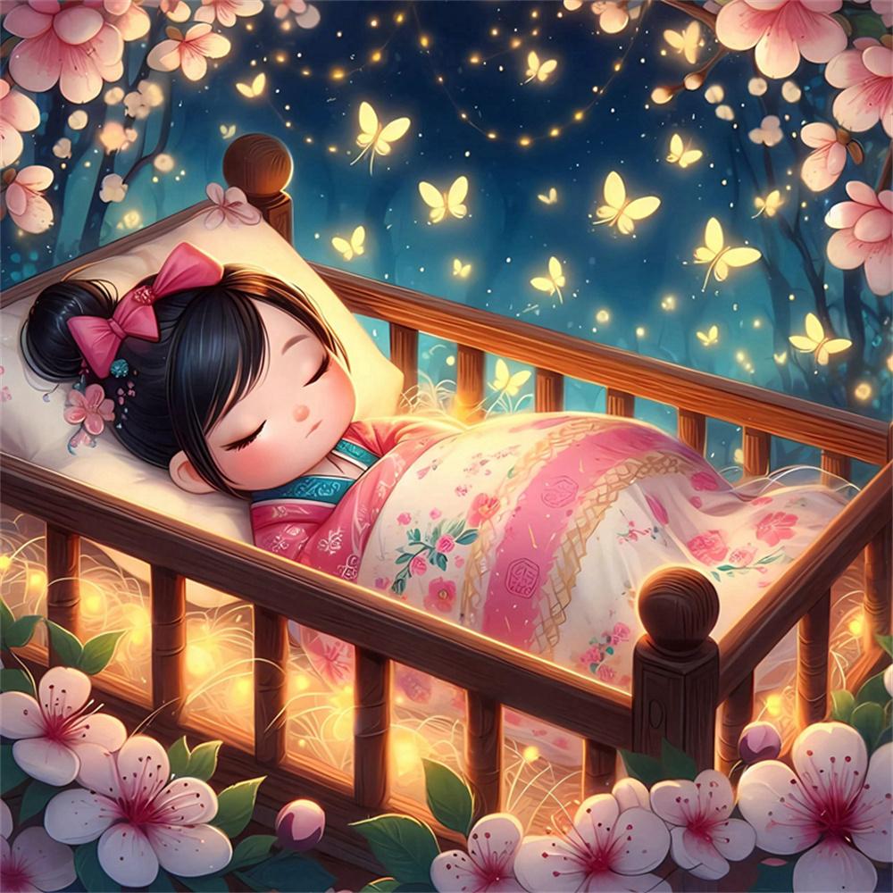 Disney Cartoon 5D Diamond Painting Full of Diamonds DIY Hand-applied Diamond Painting Princess Series Decorative Painting Kit