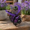 Automated Dusk to Dawn Lighting Solar Bee Garden Light, Outdoor Solar-Powered Metal Lantern, Waterproof Creative Ornaments for Hanging Light