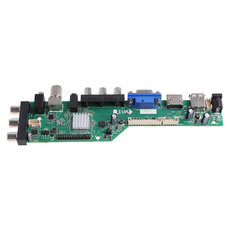 12V/4A Remote Control Driver Board Set Universal LCD TV Controller Driver Board Easy Installation Plastic+Metal Made