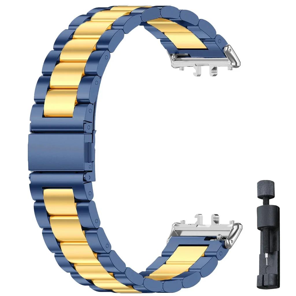 Samsung Galaxy Fit 3 İçin Paslanmaz Çelik Kordon Metal Bileklik Lüks İş Bandı Samsung Galaxy Fit3 SM-R390 Aksesuarları