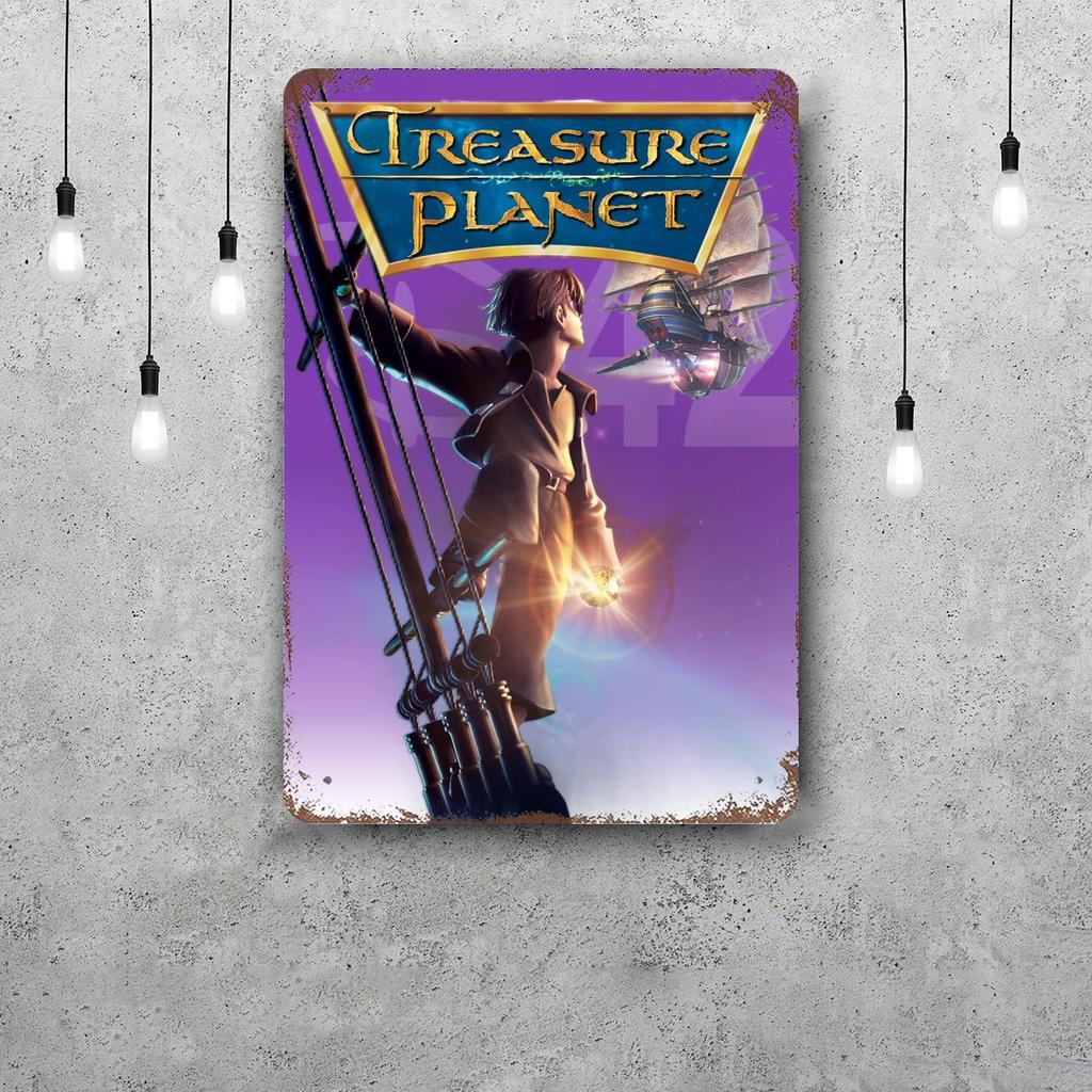Treasure Planet Metal Signs wall decor Vintage Tin Signs Captain Metal Poster Decor for Bar Pub Club Wall Decoration