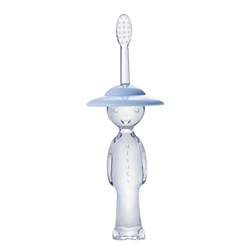 [Official] MISOKA for Kids 3-Piece Toothbrush Set. Perfect for infants and toddlers. Perfect as a baby shower gift. Brush with water without toothpast
