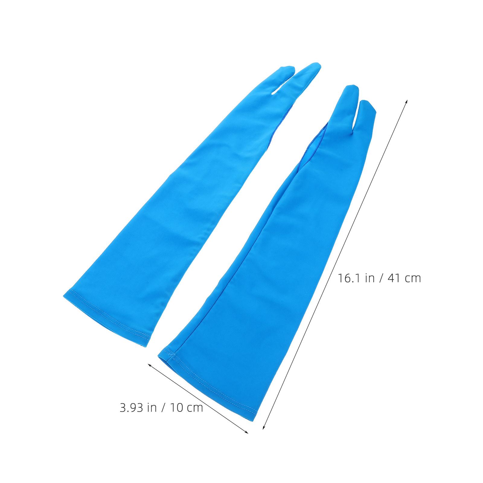 1 Paar Tekenhandschoen Twee-Vinger Rechts en Links Hand Kunstenaarshandschoen Handpalm Afwijzing voor Digitale Tablet Schetsen Tekenaccessoires