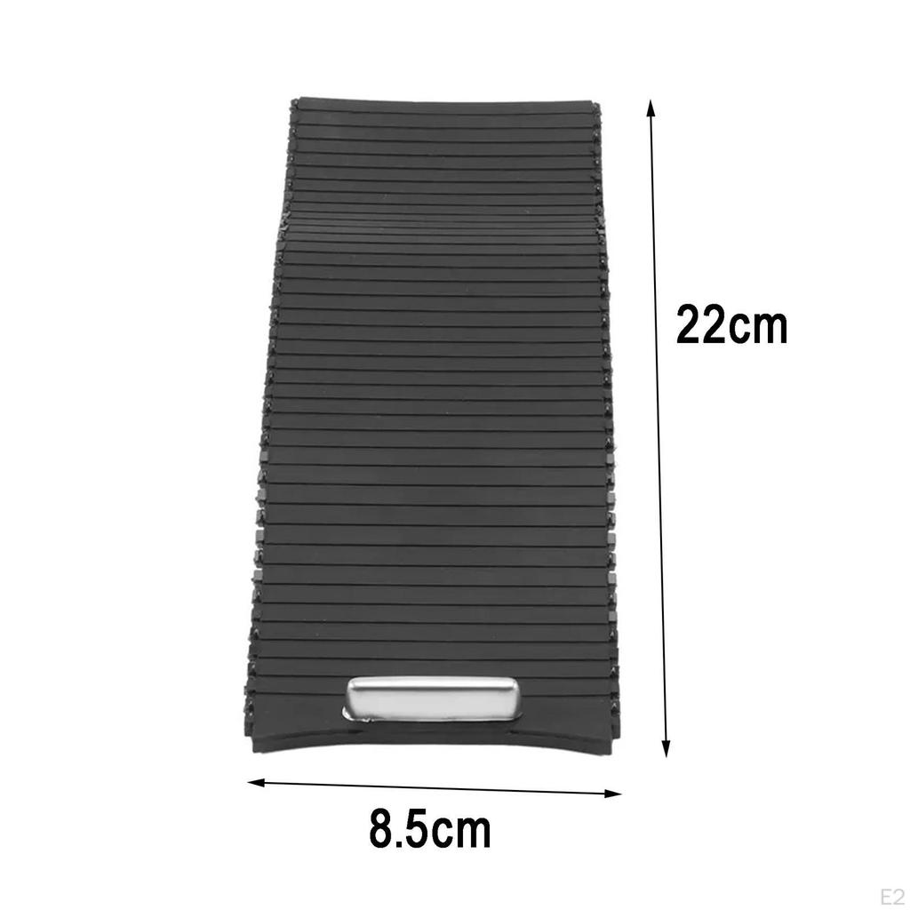 Car Armrest Center Beverage Cup Holder Slide Cover, 5KD862531 Curtain Cover for Golf GTI MK5 MK6