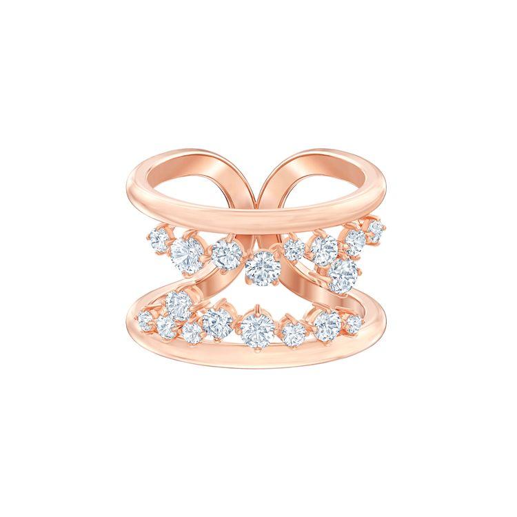 Кольцо Swarovski North Glamorous Design с имитацией кристалла для женщин 5512431 52