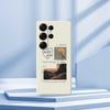 For Samsung Galaxy S25 Ultra Case Meet You Photo Pattern Printing Straight Edge TPU Phone Back Cover