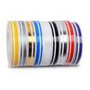 9.8M Pin Stripe Ribbon Sticker Bumper Car Body Stickers Multicolor Double Line Motorcycle Car Styling Decoration Accessories