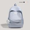 Schoolbag new schoolbag female ins cute junior high school students large capacity campus backpack primary and secondary school students solid color 