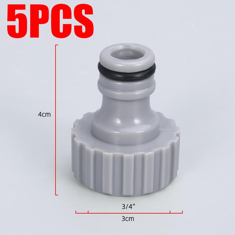 Washing Machine 3/4" Internal Thread ABS Plastic Standard Connector 1/2" Conversion Connector Pacifier Faucet Connector Car Wash