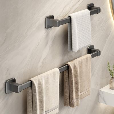 Selbstklebender Handtuchhalter Handtuchstange Starke Tragfähigkeit Einfach zu installieren Wandmontierter Handtuchhalter für das Badezimmer