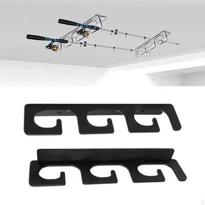 Fishing Rod Holders Organizer Wall Mounted 3 Rods Capacity Accessory Sturdy Easily Install Design