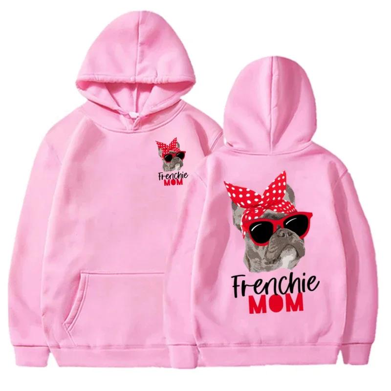 

Женский свитшот с принтом «Мама-французский бульдог», Классические худи для отпуска, Свитшот с принтом собаки, Женская толстовка с длинным рукавом и капюшоном, Верхняя одежда 3XL