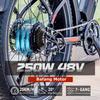 JOBOBIKE Robin 26’’ Electric Bike for Adult 250W Bafang Motor 48V13AH