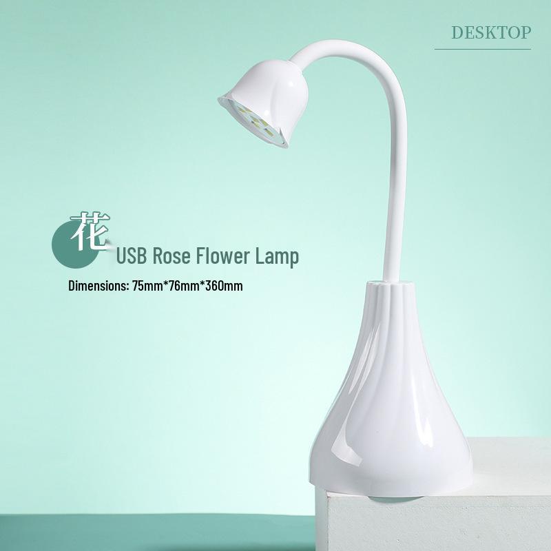 Portable Rechargeable 36W Nail Lamp - Quick Dry Lotus Lamp for Adhesive Nail Tips