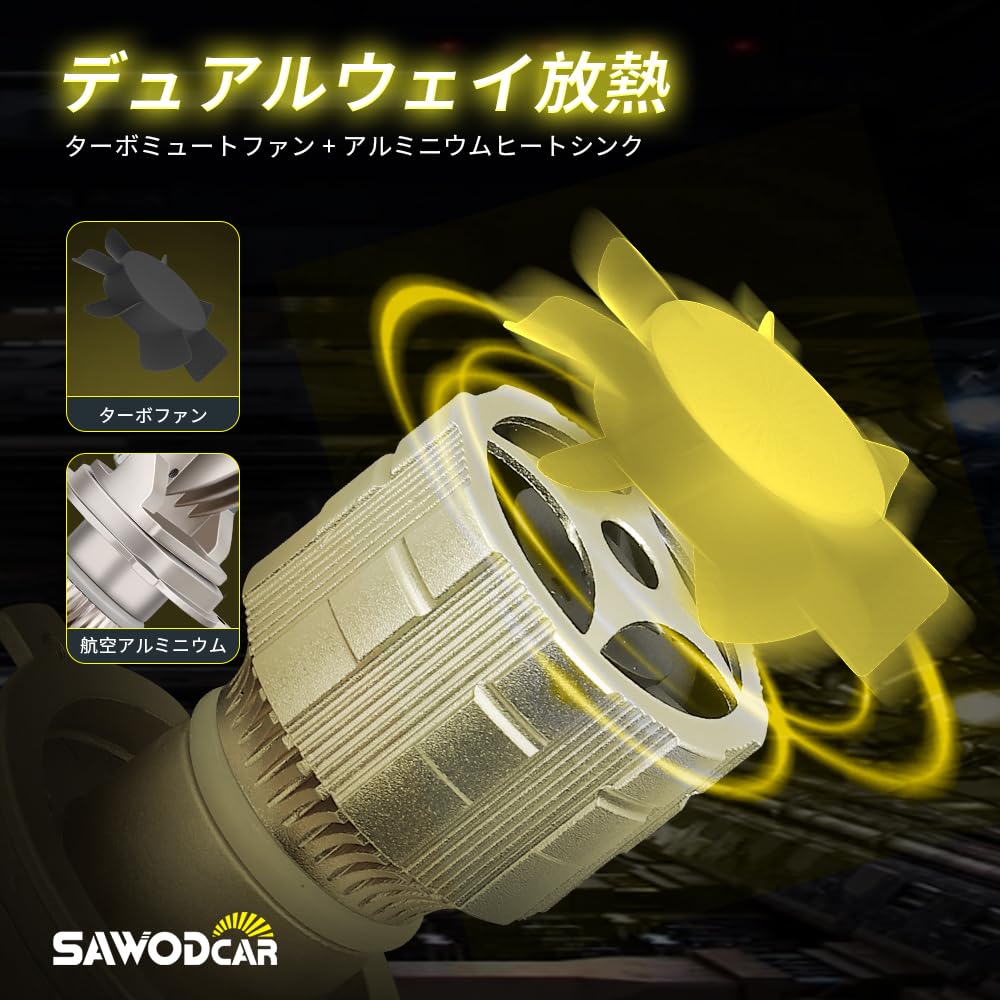 AILEO H4 LED Headlight Converter Kit Solves Light Scattering LED Headlight with Projector for Car Motorcycle 110W 6500K 20000 Lumens