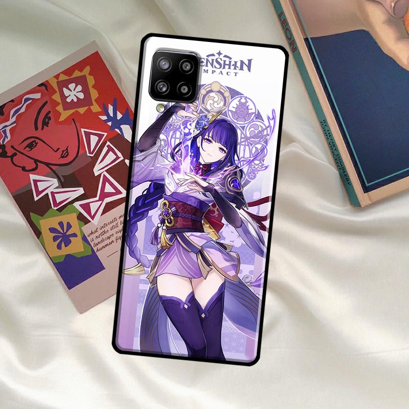 Genshin Impact Raiden Shogun Baal Case For Samsung Galaxy A06 A16 A56 A36 A26 A54 A34 A14 A52 A32 A12 A13 A33 A53 A15 A35 A55