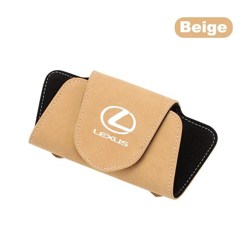 

Автомобільний стиль Футляр для окулярів Коробка для зберігання сонцезахисних окулярів Затискач для окулярів Для Lexus Fsport GX470 RX330 IS250 LX570 LX600 Ct200h RX350 IS300h