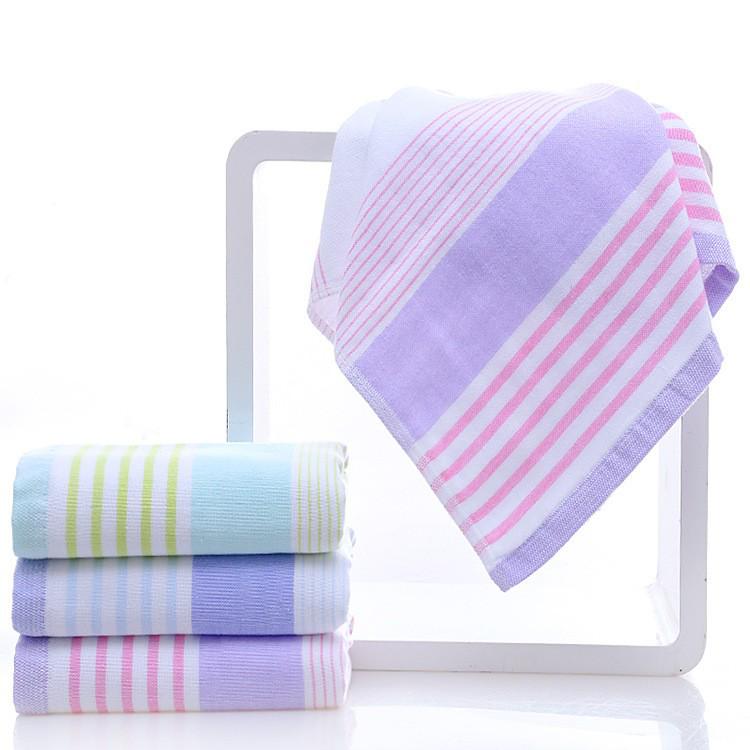 Pure Cotton Baby Saliva Towel: Soft, Cute, Solid Color Gauze Square for Infants
