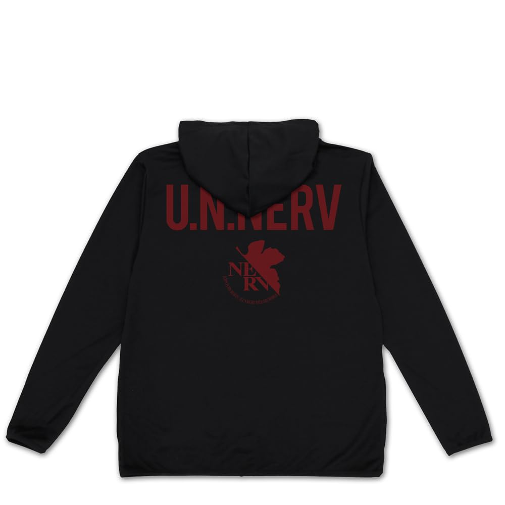 

COSPA EVANGELION Thin Dry Hoodie BLACK XL Size [Official] U.N.NERV чёрный