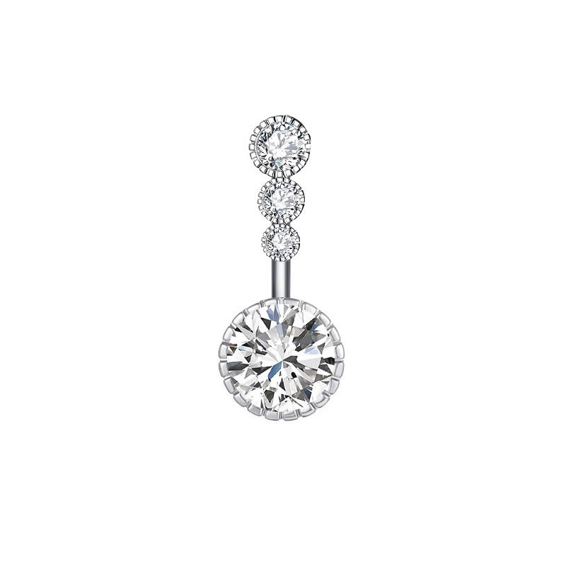 

Heart Belly Button Rings Stainless Steel Dangle Navel Piercing Barbell For Women Girls Sexy Body Piercing Jewelry