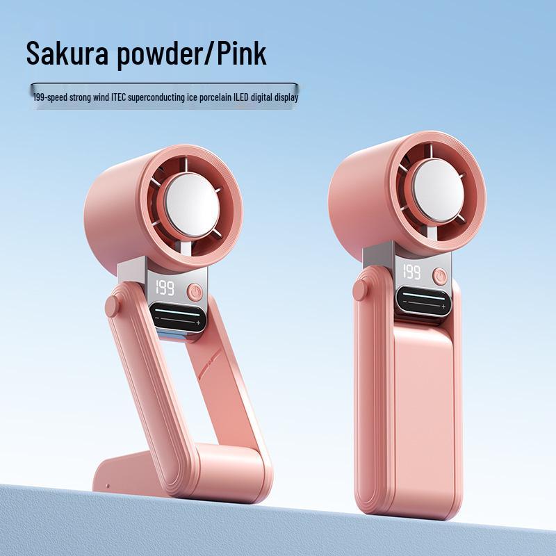 2026 Portable Ultra-High-Speed Desktop Neck Fan: Powerful Cooling, Handheld Design 3600mAh