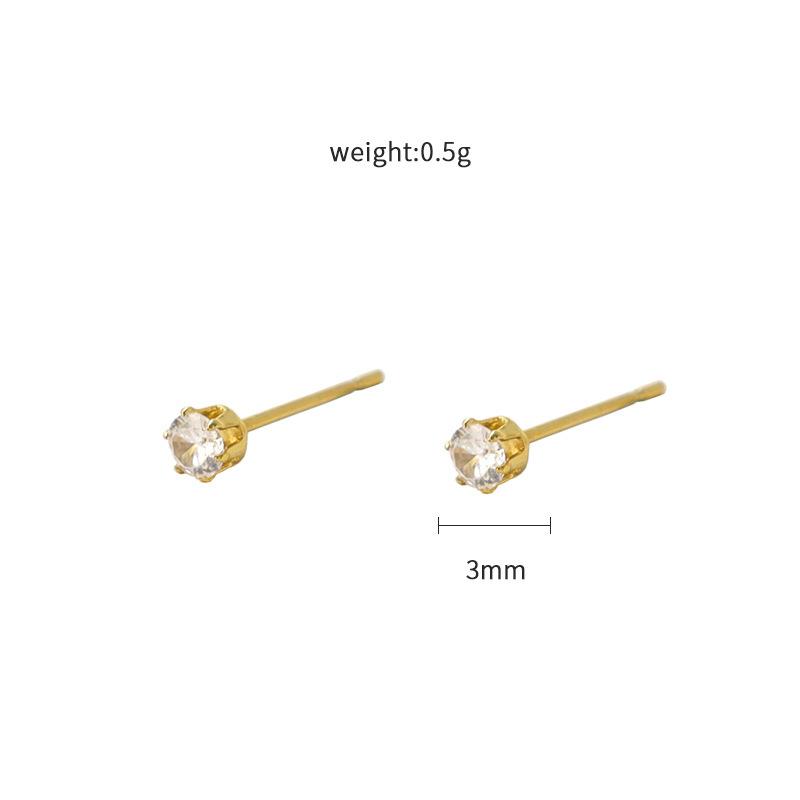 Spot Atmospheric Fashion 316L Sweet Retro Pearl Simple Versatile Ball Stud Earrings Titanium Steel Earrings