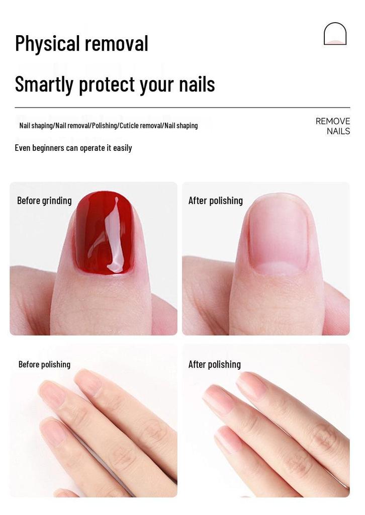 Portable Electric Nail File and Manicure Set