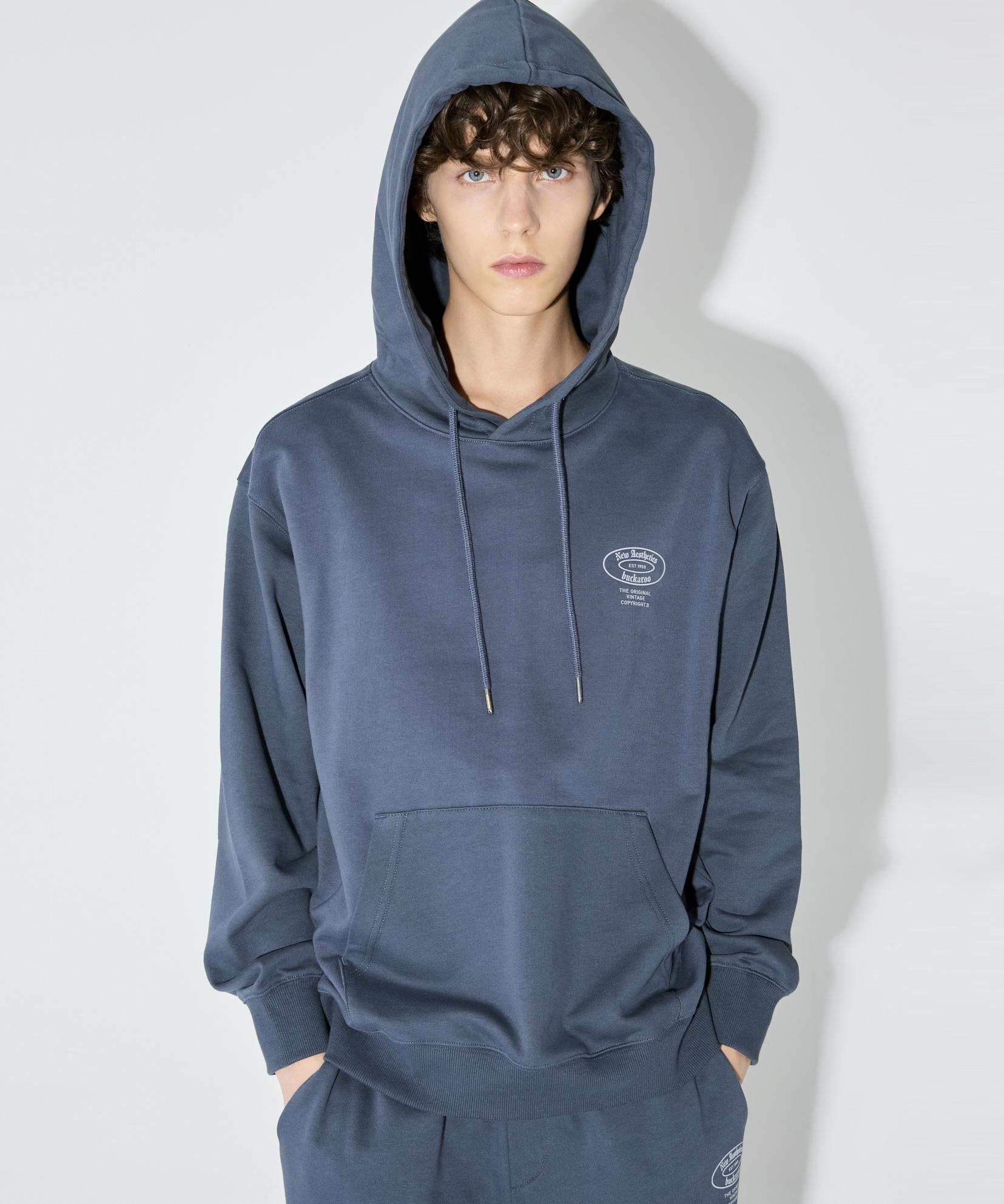 Burkeru Basic Artwork Hoodie Dark Blue Dark Blue_Xl