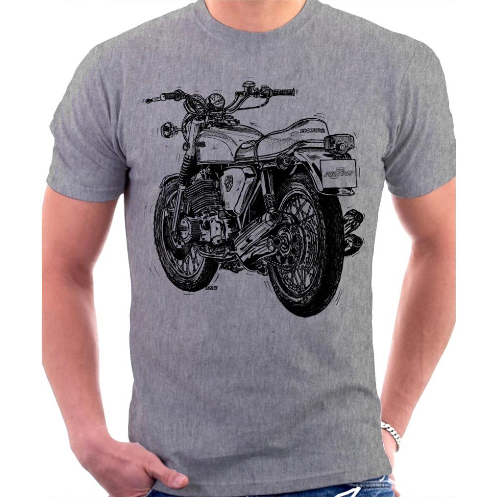 Honda Pánské a dámské tričko Honda CB 750 Letní Nové Motocyklové tričko Závodní Krátký rukáv Jaro Cyklistika Terén Volný top