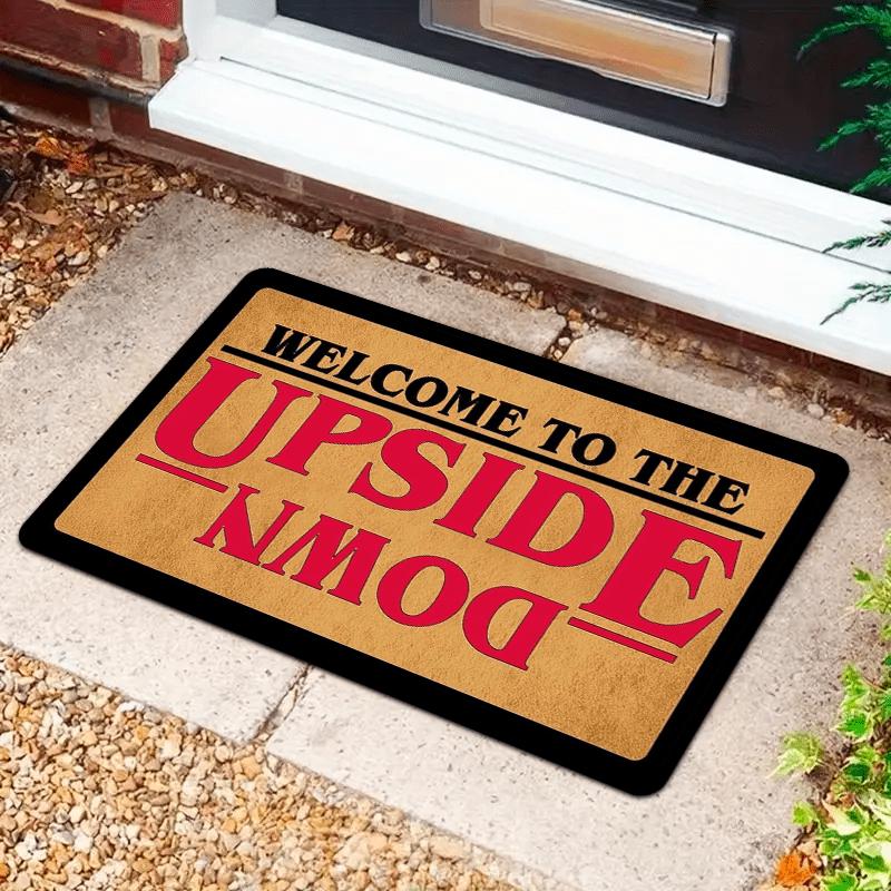 

VIKAMA Creative Word Carpet Stain-Resistant Doormat Welcome Mat Soft Carpet For Live Room Rug For Bedroom Bathroom Mat Home Dec 40X60CM (1.3X2FT