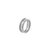 Pandora Signature Series Logo Pavé Set Three-In-One Ring Women rings Silver 192312C01