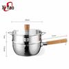 Xiyao Japanese Style Wooden Handle 304 Stainless Steel Yukihira Pot