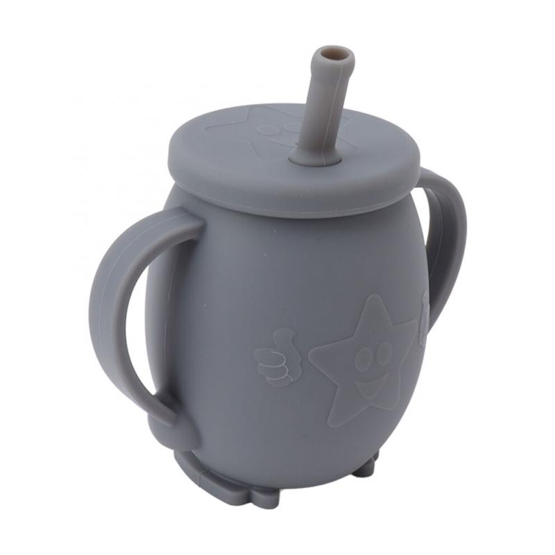 230ml Becher für Kleinkinder Silikon Trainings-Trinkbecher