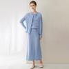 Kang Sai Ni 100% Cashmere Women's Retro Cable Knit Cardigan: Fashionable, Loose, and Slimming Outerwear