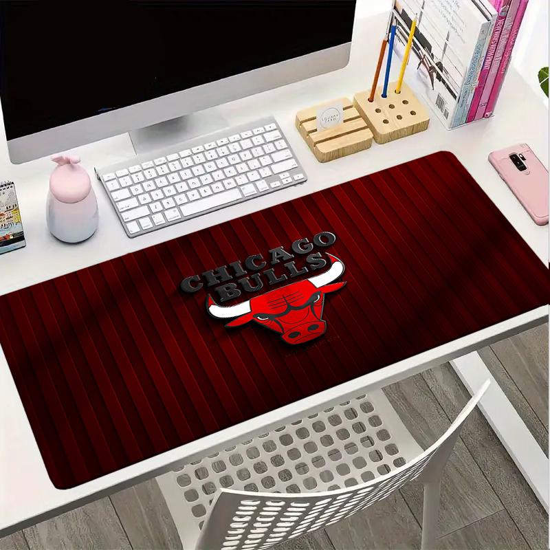 Chicago-Bulls Logo Mouse pad, Gaming Mouse Pad, keyboard pad, Desk Decor for computer notebook Fan Gift Birthday Gift