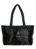 David Jones women's nylon shopper bag black