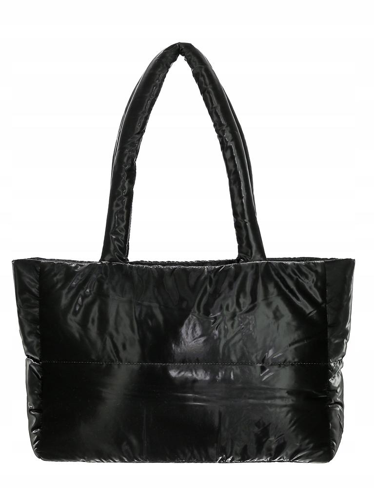 David Jones women's nylon shopper bag black