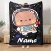 Personalizza Nome Personalità Bubu Dudu (3) Coperta Morbida e Calda per Divano, Ufficio, Letto, Viaggio, Pausa Pranzo, Regalo Adatto a Tutte le Stagioni