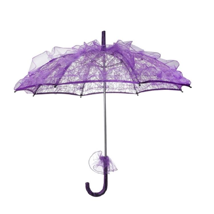 Jedinečné krajkové dekorativní deštníky, více barev, pro pódiová vystoupení, Halloween