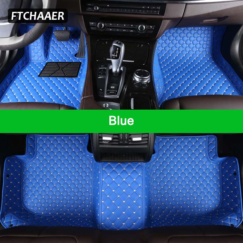 FTCHAAER Custom Car Floor Mats For BMW 3er E90 2005-2013 316-335 Auto Carpets Foot Coche Accessorie